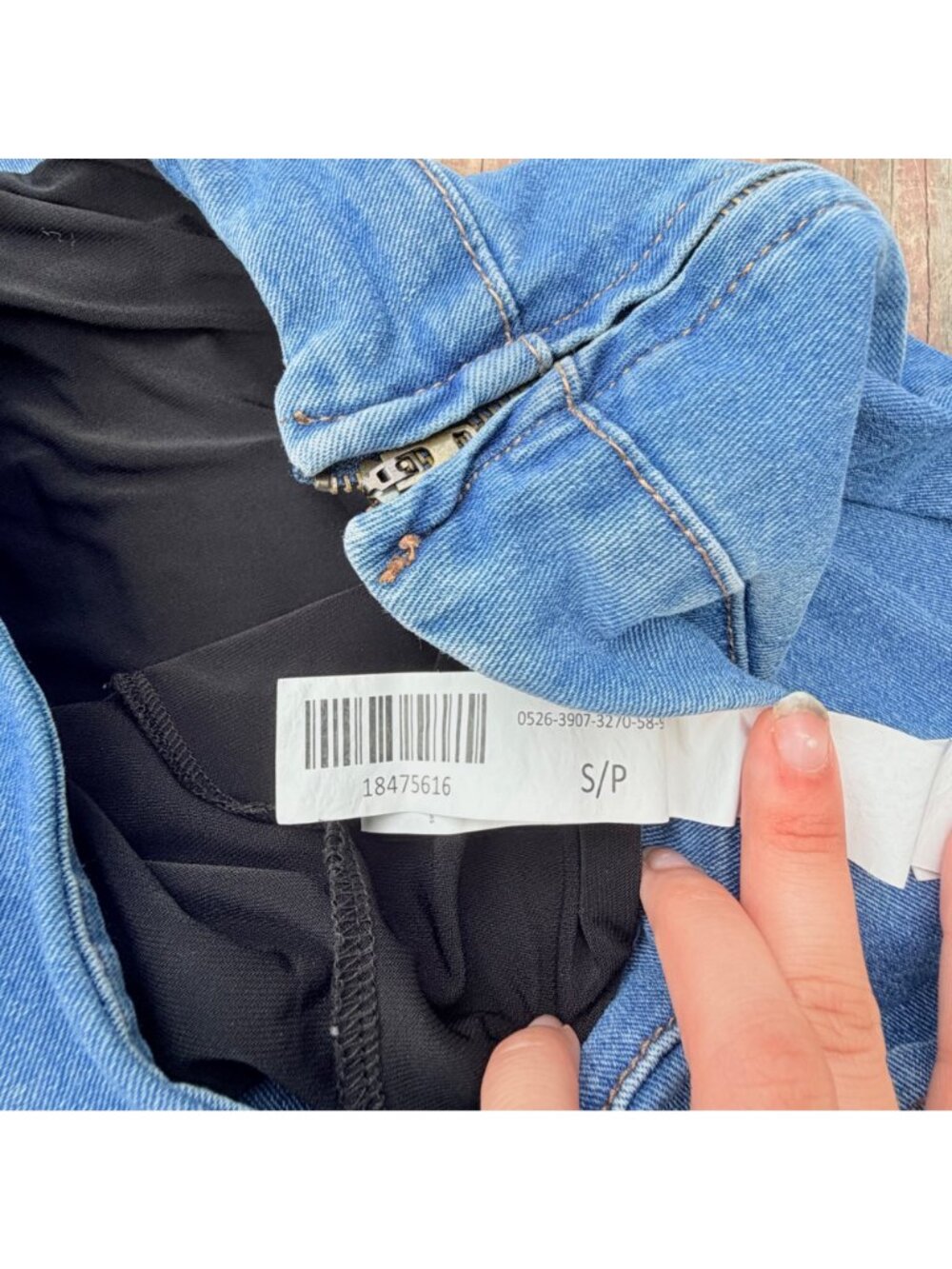 Y2K Refuge Denim Pleated Mini Skirt With Built-In Shorts Small - Picture 3 of 6